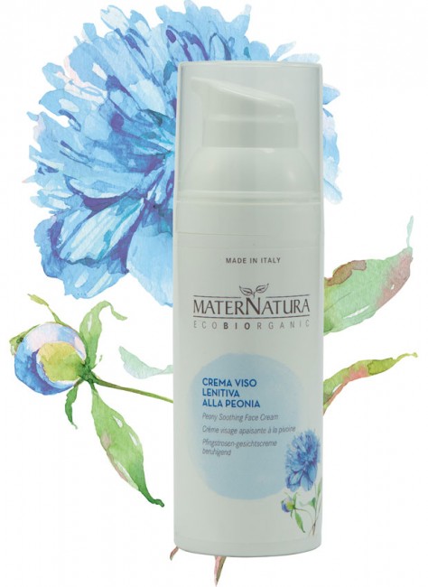 Mater Natura Успокаивающий крем для лица с Пионом, 50 мл