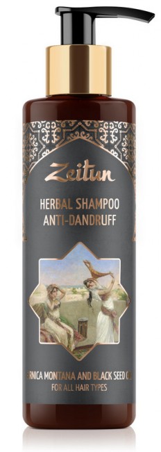 Zeitun фито-шампунь от перхоти с Горной арникой и Черным тмином, 200 мл Zeitun фито-шампунь от перхоти с Горной арникой и Черным тмином, 200 мл