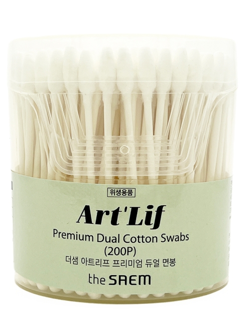 The Saem Палочки ватные Art lif Premium Dual Cotton Swabs, 200 шт The Saem Палочки ватные Art lif Premium Dual Cotton Swabs, 200 шт