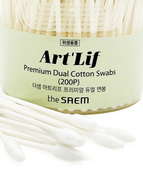 The Saem Палочки ватные Art lif Premium Dual Cotton Swabs, 200 шт The Saem Палочки ватные Art lif Premium Dual Cotton Swabs, 200 шт