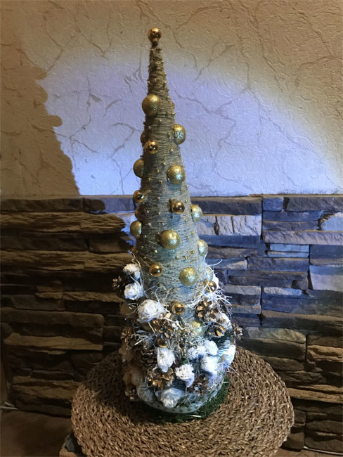 Ёлка ручной работы Шебби Шик Ёлка ручной работы Шебби Шик