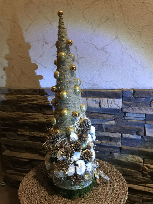 Ёлка ручной работы Шебби Шик Ёлка ручной работы Шебби Шик