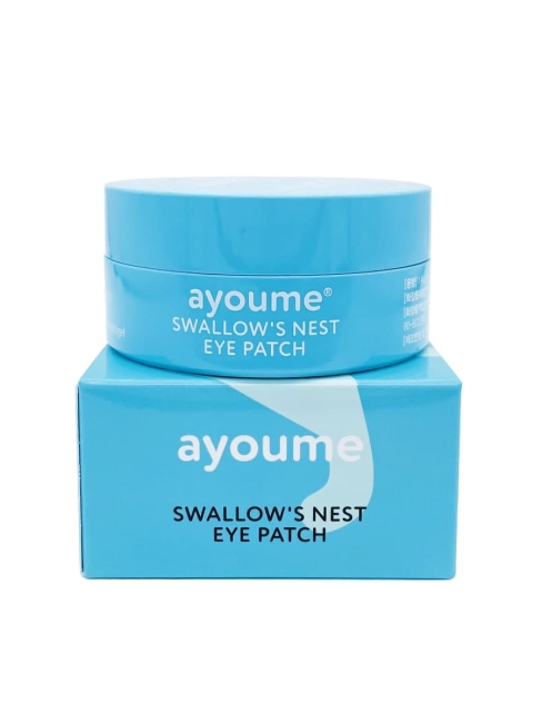 Ayoume Омолаживающие гидрогелевые патчи с экстрактом ласточкиного гнезда Swallow`s Nest Eye Patch, 60 шт