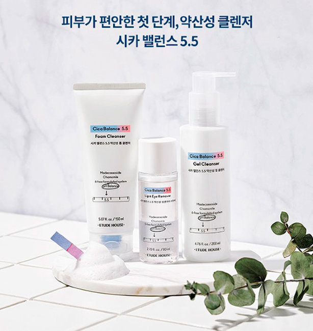 ETUDE HOUSE Cica Balance 5.5 Foam Cleanser Очищающая слабокислотная пенка, 150 мл ETUDE HOUSE Cica Balance 5.5 Foam Cleanser Очищающая слабокислотная пенка, 150 мл