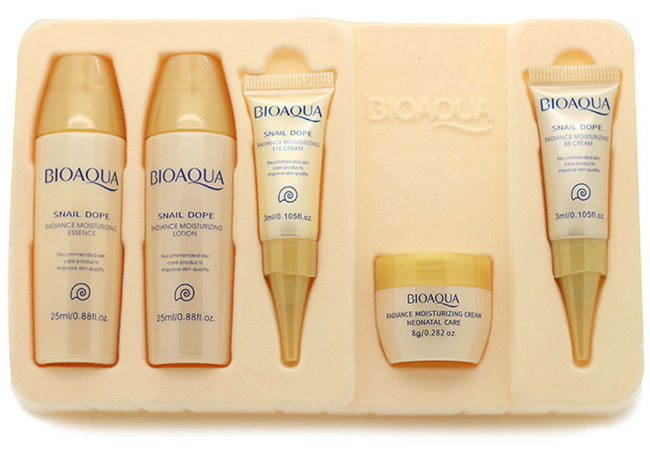 Bioaqua Snail Dope Набор для лица, 5 предметов