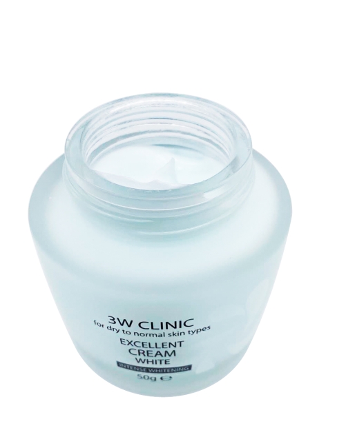 3W Clinic Крем для лица осветляющий Excellent White Cream, 50 мл