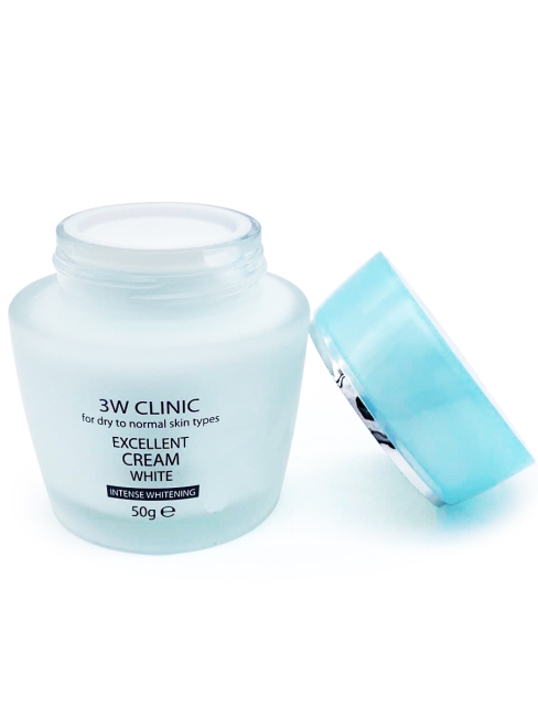3W Clinic Крем для лица осветляющий Excellent White Cream, 50 мл