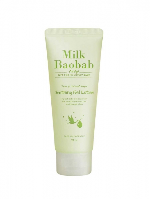 Milk Baobab Детский лосьон для тела Baby Soothing Gel Lotion Travel Edition, 70 мл Milk Baobab Детский лосьон для тела Baby Soothing Gel Lotion Travel Edition, 70 мл