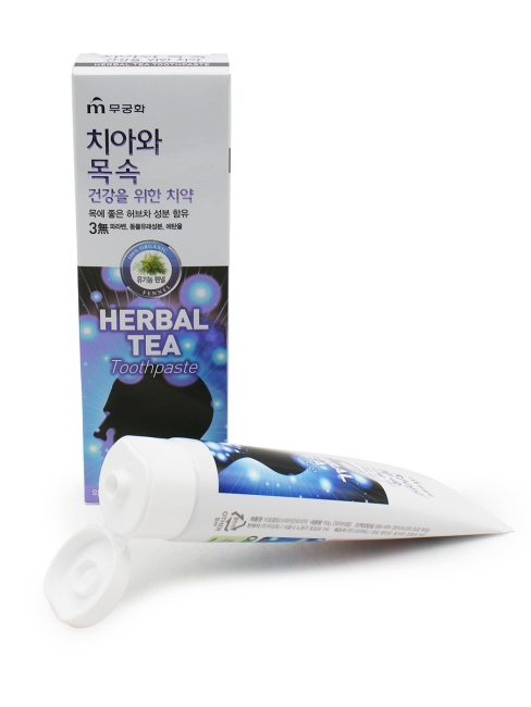 Mukunghwa Зубная паста с экстрактом травяного чая фенхель Herbal Tea, 110 г Mukunghwa Зубная паста с экстрактом травяного чая фенхель Herbal Tea, 110 г