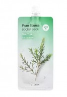 MISSHA Pure Source Pocket Pack Tea Tree Ночная маска для лица c экстрактом чайного дерева, 10 мл