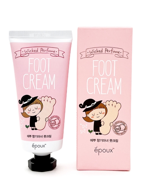 Epoux Парфюмированный крем для ног ультраувлажняющий с маслом ШИ Wicked Perfume Foot Cream, 80 г