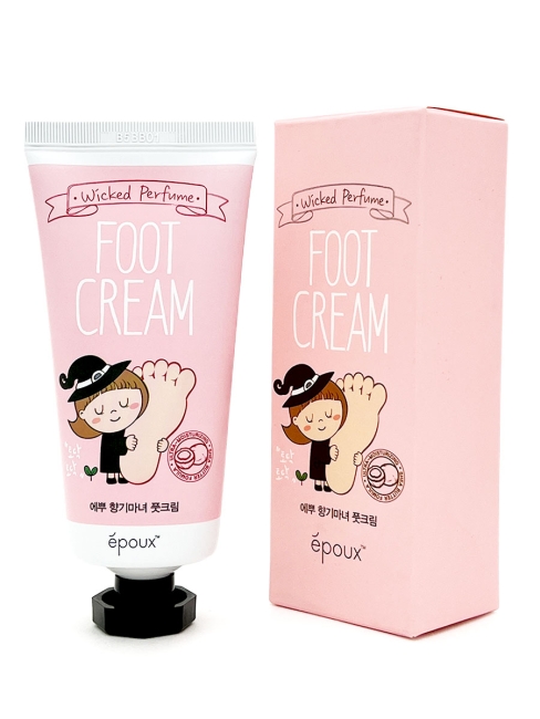 Epoux Парфюмированный крем для ног ультраувлажняющий с маслом ШИ Wicked Perfume Foot Cream, 80 г