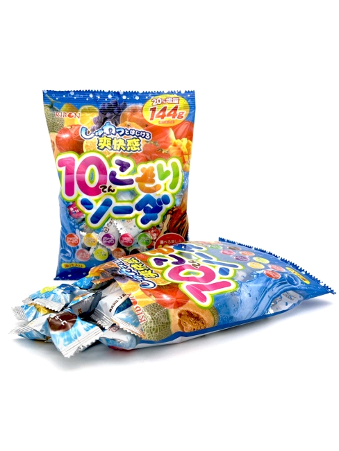 RIBON Карамель содовая фруктовая 10 вкусов 10 kinds Soda Candy, 144 г RIBON Карамель содовая фруктовая 10 вкусов 10 kinds Soda Candy, 144 г