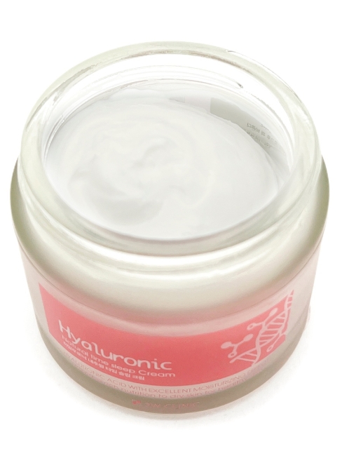 3W Clinic Крем для лица ночной с гиалуроновой кислотой Cream Time Sleep Hyaluronic Natural, 70 г