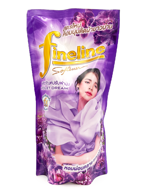 Fineline Кондиционер для белья парфюмированный на 15 стирок Сиреневые грезы Fabric Softener Violet Dream (Refill), 580 мл