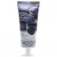 3W Clinic Charcoal Cleansing Foam Глубокоочищающая пенка для сужения пор с Углем, 100 мл
