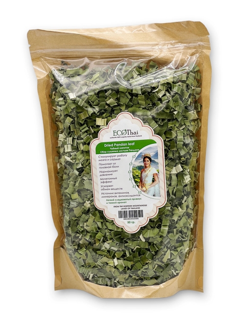 Eco Thai Сбор сушеных листьев Пандана Dried Pandan Leaf, 50 г