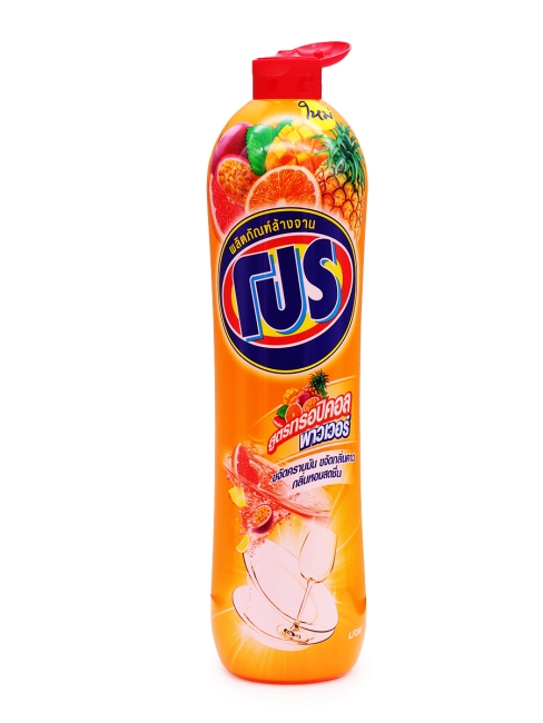 LION Средство для мытья посуды с ароматом тропических фруктов Pro Tropical Power, 750 мл