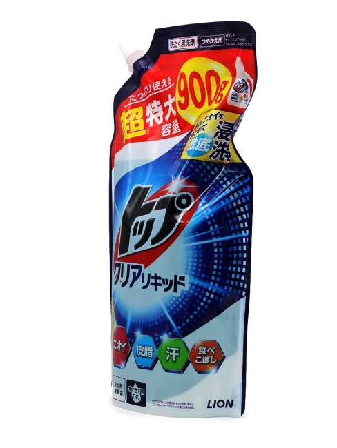 LION Жидкое средство концентрат для стирки Топ – сила ферментов Top Clear Liquid, 900 г LION Жидкое средство концентрат для стирки Топ – сила ферментов Top Clear Liquid, 900 г