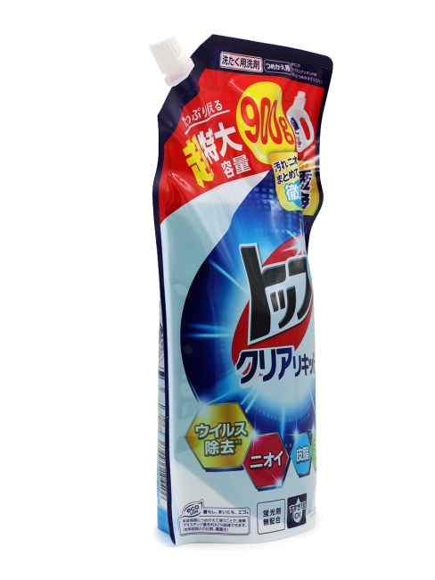 LION Жидкое средство концентрат для стирки Топ – сила ферментов Top Clear Liquid, 900 г LION Жидкое средство концентрат для стирки Топ – сила ферментов Top Clear Liquid, 900 г