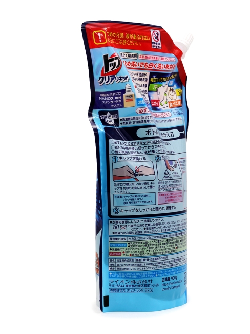 LION Жидкое средство концентрат для стирки Топ – сила ферментов Top Clear Liquid, 900 г LION Жидкое средство концентрат для стирки Топ – сила ферментов Top Clear Liquid, 900 г