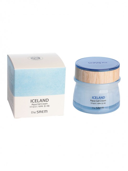 The Saem Крем-гель для лица увлажняющий Iceland Aqua Gel Cream, 60 мл