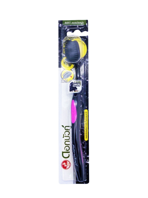 Twin Lotus Зубная щетка "Бамбук и уголь" Bamboo Charcoal Toothbrush (green)