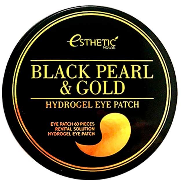 Esthetic House Black Pearl & Gold Hydrogel Eye Patch Гидрогелевые патчи для век с экстрактом Чёрного жемчуга и Золота, 60 шт