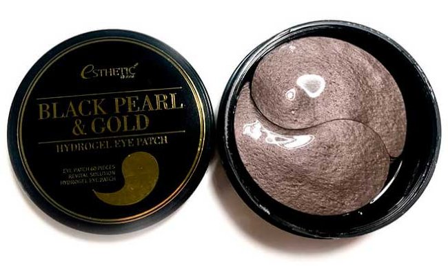 Esthetic House Black Pearl & Gold Hydrogel Eye Patch Гидрогелевые патчи для век с экстрактом Чёрного жемчуга и Золота, 60 шт