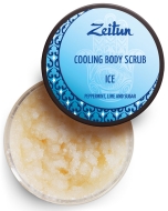 Zeitun Крио-скраб для тела "Лед" с мятой и лаймом, 250 мл