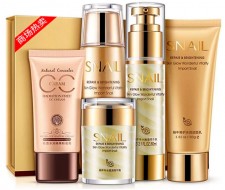 Bioaqua Snail Repair & Brightening Набор с муцином улитки, 5 предметов 