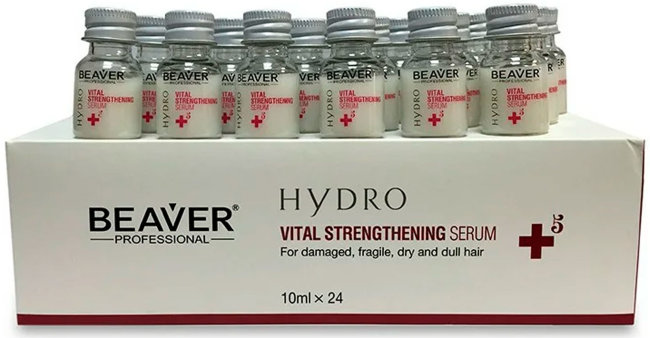 Beaver Professional Vital Strengthening Serum Сыворотка для слабых и тонких волос, 24 * 10 мл Beaver Professional Vital Strengthening Serum Сыворотка для слабых и тонких волос, 24 * 10 мл