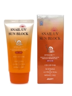 Jigott Солнцезащитный крем с улиточным муцином Snail Uv Sun Block Cream, 70 мл