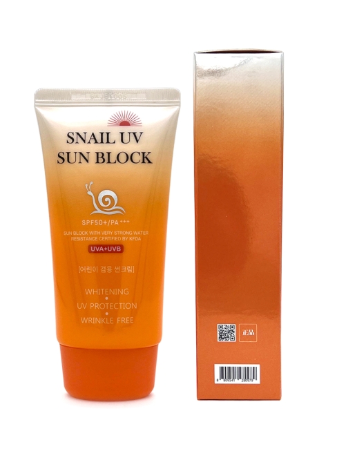 Jigott Солнцезащитный крем с улиточным муцином Snail Uv Sun Block Cream, 70 мл Jigott Солнцезащитный крем с улиточным муцином Snail Uv Sun Block Cream, 70 мл