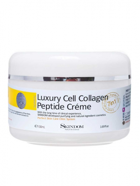 Skindom Luxury Cell Collagen Peptide Cream Крем коллагеновый с пептидами, 100 мл Skindom Luxury Cell Collagen Peptide Cream Крем коллагеновый с пептидами, 100 мл