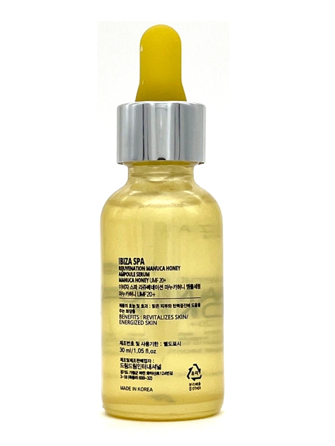 IBIZA Spa Сыворотка для лица омолаживающая с медом манука Manuca Honey Rejuvenation Ampoule Serum, 30 мл IBIZA Spa Сыворотка для лица омолаживающая с медом манука Manuca Honey Rejuvenation Ampoule Serum, 30 мл