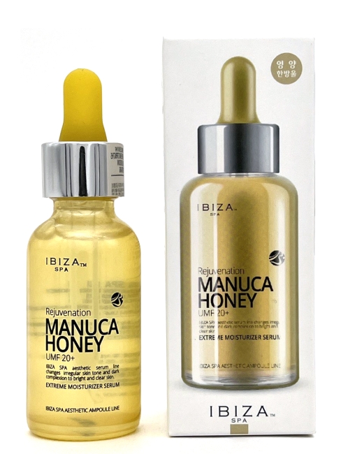 IBIZA Spa Сыворотка для лица омолаживающая с медом манука Manuca Honey Rejuvenation Ampoule Serum, 30 мл IBIZA Spa Сыворотка для лица омолаживающая с медом манука Manuca Honey Rejuvenation Ampoule Serum, 30 мл