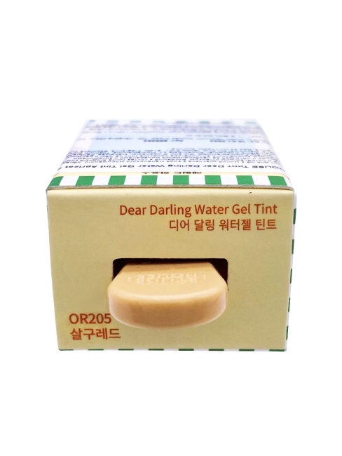 ETUDE HOUSE Увлажняющий гелевый тинт для губ Красный Абрикос Dear Darling Water Gel Tint Apricot Red, 4,5 г