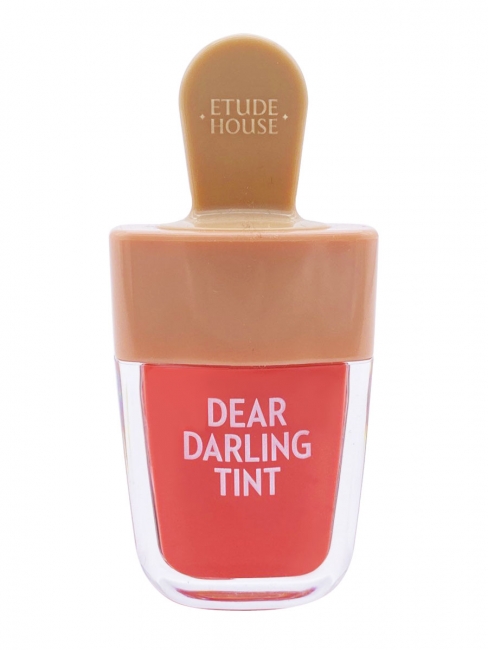 ETUDE HOUSE Увлажняющий гелевый тинт для губ Красный Абрикос Dear Darling Water Gel Tint Apricot Red, 4,5 г