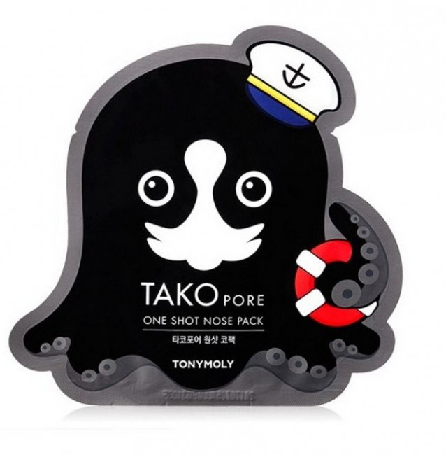 TONYMOLY Tako Pore One Shot Nose Pack Патч от чёрных точек, 1,5 г TONYMOLY Tako Pore One Shot Nose Pack Патч от чёрных точек, 1,5 г