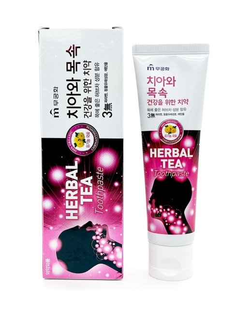 Mukunghwa Зубная паста с экстрактом травяного чая хризантема Herbal Tea, 110 г Mukunghwa Зубная паста с экстрактом травяного чая хризантема Herbal Tea, 110 г