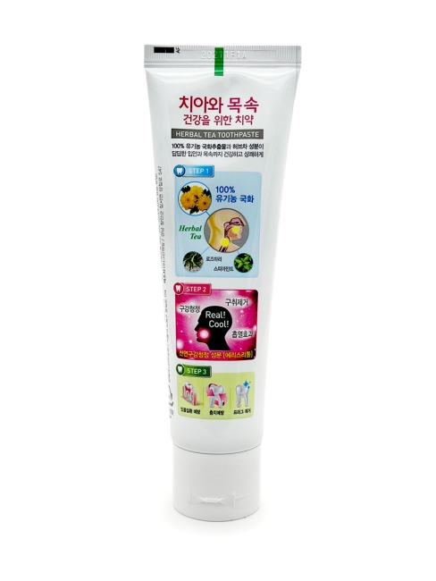 Mukunghwa Зубная паста с экстрактом травяного чая хризантема Herbal Tea, 110 г Mukunghwa Зубная паста с экстрактом травяного чая хризантема Herbal Tea, 110 г