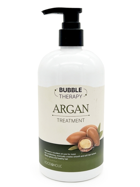 FoodaHolic Маска для волос с аргановым маслом Bubble Therapy Argan Treatment, 500 мл FoodaHolic Маска для волос с аргановым маслом Bubble Therapy Argan Treatment, 500 мл