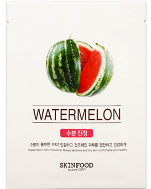 SKINFOOD Beauty In A Food Mask Sheet Watermelon Тканевая маска с экстрактом арбуза, 18 мл