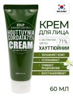 Derma Factory Крем для лица с экстрактом цветка хауттюйнии Houttuynia Cordata 71% Cream, 60 мл