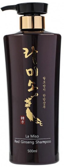 LA MISO Red Ginseng Shampoo Шампунь с экстрактом красного женьшеня, 500 мл