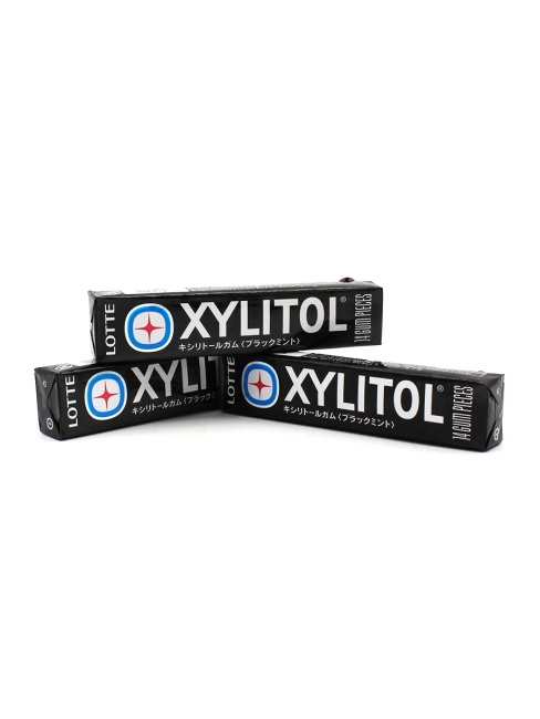 LOTTE Жевательная резинка с ксилитом Чёрная мята Xylitol Black Mint, 3 шт х 21 г LOTTE Жевательная резинка с ксилитом Чёрная мята Xylitol Black Mint, 3 шт х 21 г
