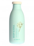 The Saem Лосьон для тела молочный BODY & SOUL Cotton Milk Body Lotion, 300 мл