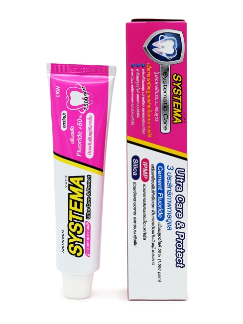 LION Зубная паста с ароматом вишни в цвету Systema Cherry Blossom, 140 г