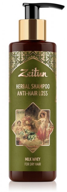 Zeitun Фито-шампунь против выпадения волос с молочной сывороткой, 200 мл Zeitun Фито-шампунь против выпадения волос с молочной сывороткой, 200 мл